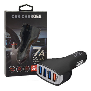VEGA ŁADOWARKA SAMOCHODOWA 4XUSB FASTON 4XUSB CZA