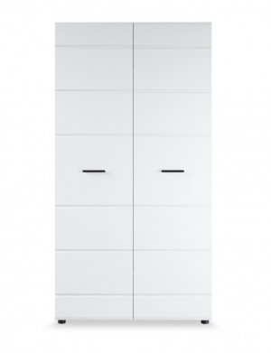 Szafa 100x193x54 CANADA biały wysoki połysk