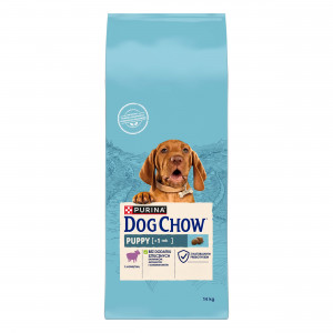 PURINA DOG CHOW Puppy Lamb - sucha karma dla szczeniąt wszystkich ras - 14 kg