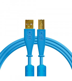 DJ TECHTOOLS - Chroma Cable USB 1.5 m- prosty- niebieski