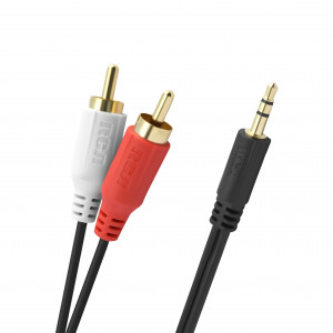 RCA by Oehlbach Stereo Audio jack-2 x chinch (0,5m)