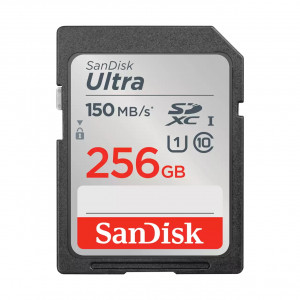 SANDISK ULTRA 256GB SDXC Memory Card 150MB/s