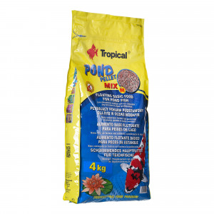 TROPICAL POND PELLET MIX SIZE M 4KG
