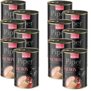 PIPER Animals z łososiem - mokra karma dla kota - 12x400g