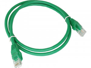 ALANTEC Patch-cord U/UTP kat.5e PVC 0.25m zielony