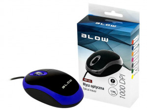 Mysz optyczna BLOW MP-20 USB niebieska