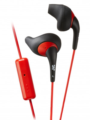 Słuchawki douszne  JVC HAENR15BRE( czerwono / czarne ) 5szt.