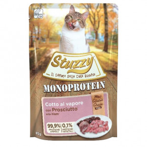 STUZZY dla kotów Monoprotein Szynkowe dla Dorosłych 85g