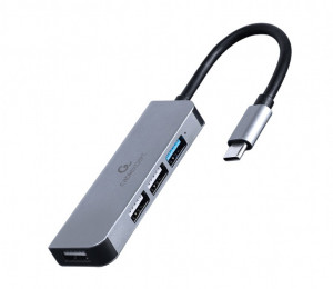 GEMBIRD HUB USB TYPU C (1X USB 3.1 + 3X USB 2.0)