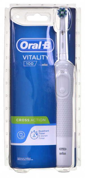 Szczoteczka Oral-B Vitality 100 CrossAction biała