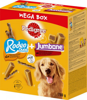 PEDIGREE przysmak mega box rodeo i jumbone dla psa780g
