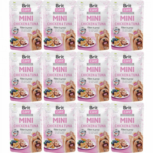 BRIT Care Mini Chicken&Tuna - mokra karma dla psa - 12x85g