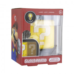 SUPER MARIO - ŚWIECĄCA FIGURKA QUESTION BLOCK