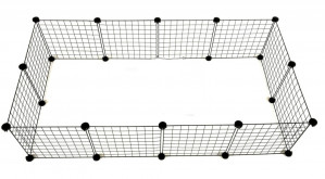 C&C Wybieg, kojec modułowy dla szczeniąt i małych psów - 145x75 cm (4x2; 3x3)