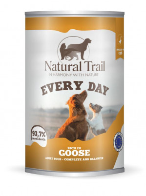 NATURAL TRAIL Every Day Bogata w gęś - mokra karma dla psa - 400g