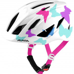 Kask rowerowy ALPINA PICO BIEL PERŁOWA MOTYLE POŁYSK 50-55 new 2021