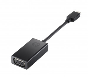 HP Adapter USB-C/VGA, P7Z54AA, czarny