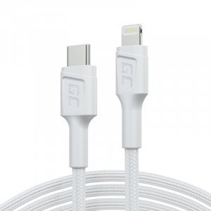 GREEN CELL KABEL KABGC07W USB-C - LIGHTNING 1M MFI
