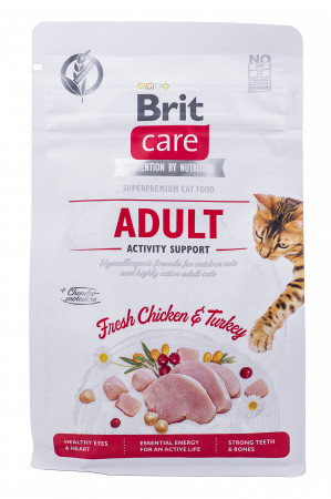 BRIT Care Grain Free Activity Support Adult - sucha karma dla kota - 400 g