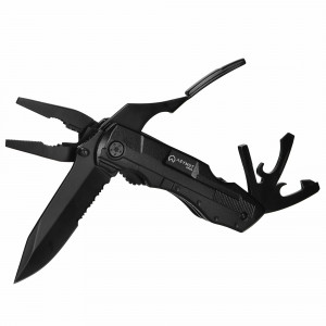 Multitool AZYMUT Gron - 11 narzędzi + 9 bitów + kabura (H-P224052)