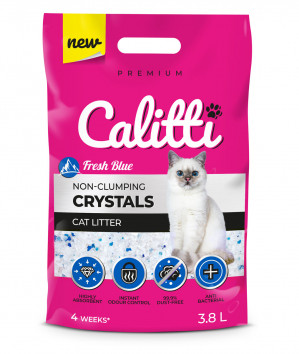 CALITTI Crystals Fresh Blue - żwirek silikonowy 3,8