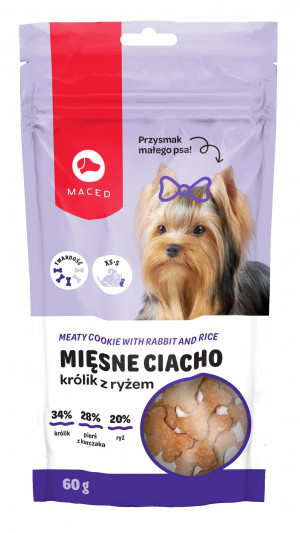 MACED KOSTKI KRÓLIK Z RYŻEM 60 G