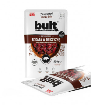 BULT Mielonka bogata w dziczyznę - mokra karma dla psa - 500g