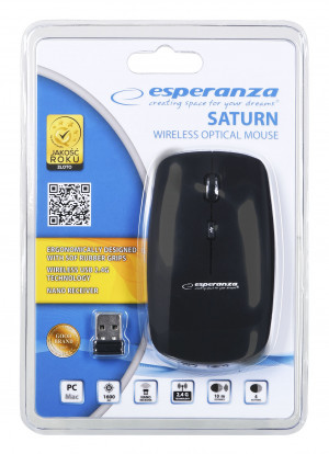 MYSZ ESPERANZA BEZPRZEWODOWA EM120K NANO USB PC/MAC