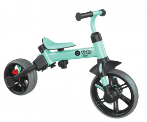 Yvolution YVelo Flippa Ewolycyjny rower biegowy 3w1 - zielony
