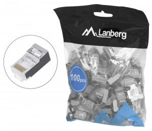 LANBERG WTYK SIECIOWY PRZELOTOWY RJ45 KAT.5E FTP