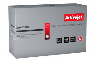 Activejet ATH-250NX Toner do drukarek HP, Canon, Zamiennik HP 504X CE250X, Canon CRG-723HB; Supreme; 10500 stron; czarny.