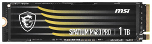 Dysk SSD MSI SPATIUM M480 Pro 1TB PCIe 4.0 NVMe M.2 2280