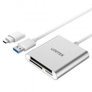 UNITEK CZYTNIK KART ALL-IN-ONE USB-C 3.0, Y-9313D
