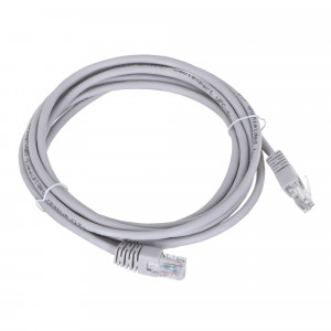 Gembird patchcord rj45, kat. 5e, utp, 3m, szary pp12-3m