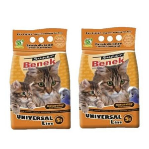 CERTECH Super Benek Uniwersalny Naturalny - żwirek dla kota zbrylający 2x5l