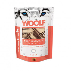 WOOLF Soft Sandwich of Salmon - przysmak dla psa - 100g