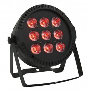 NN PAR RGBW 9x10 - Reflektor sceniczny LED oprawa oś