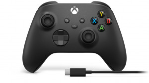 Microsoft Xbox Series X kontroler bezprzewodowy + USB-C carbon black (Xbox SX/Xbox One/PC)