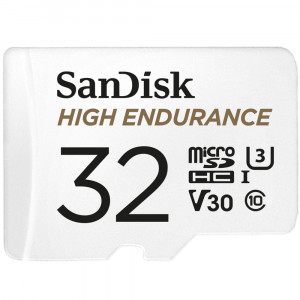SANDISK High Endurance microSDHC 32GB V30 z adapterem