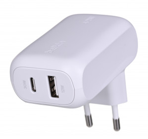 BELKIN PODWÓJNA ŁADOWARKA SIECIOWA USB-C USB-A 42W