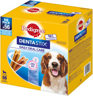PEDIGREE Dentastix Medium - przysmak dentystyczny dla psów średnich ras - 8x7szt
