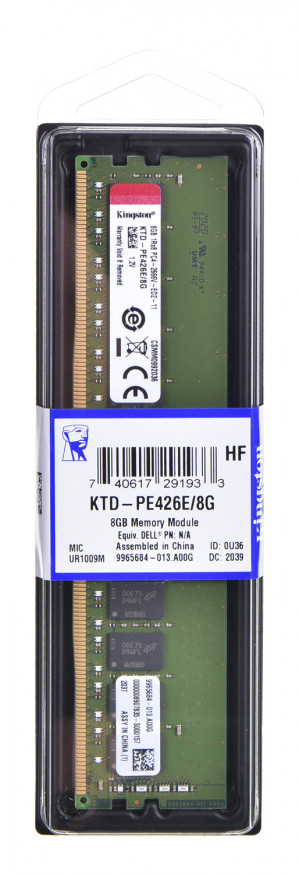 KINGSTON 8GB 2666MHz DDR4 ECC KTD-PE426E/8G