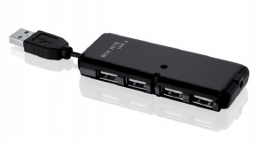 Hub I-box USB 2.0 4-Porty Czarny