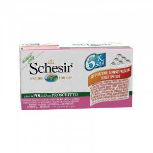 SCHESIR M-Pack Filety z kurczaka z szynką 6x50g