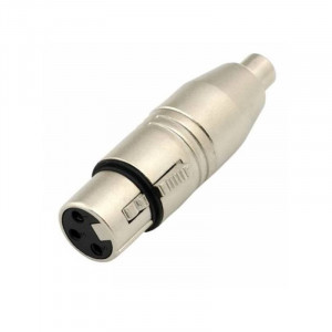 SSQ HA21 - Adapter z żenskiego RCA na żeński 3 pinowy XLR