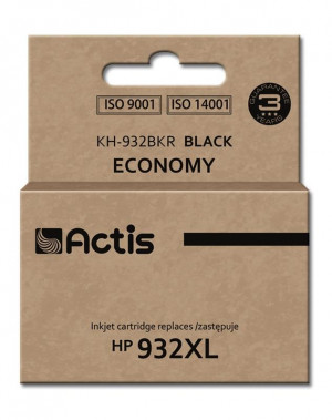 Actis KH-932BKR Tusz do drukarki HP, Zamiennik HP 932XL CN053AE; Standard; 30 ml; czarny.