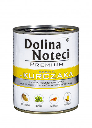 DOLINA NOTECI Premium bogata w kurczaka - mokra karma dla psa - 800 g