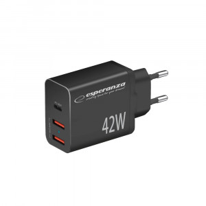 ESPERANZA ŁADOWARKA 42W USB-C PD/USB-A EZC106K