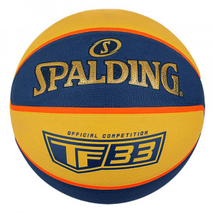 Piłka do koszykówki Spalding Official TF-33 żółto-niebieska rozm. 6 84352Z