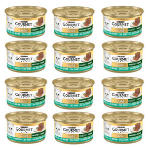 GOURMET GOLD królik - mokra karma dla kota - 12x85 g